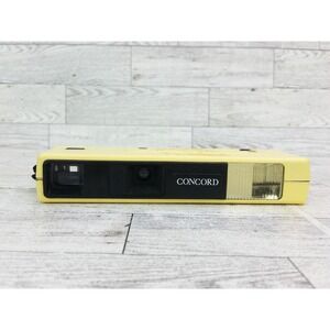 Vintage Camera Concord 110EF - 110 Film- Neon Lites Saturn Yellow - Untested